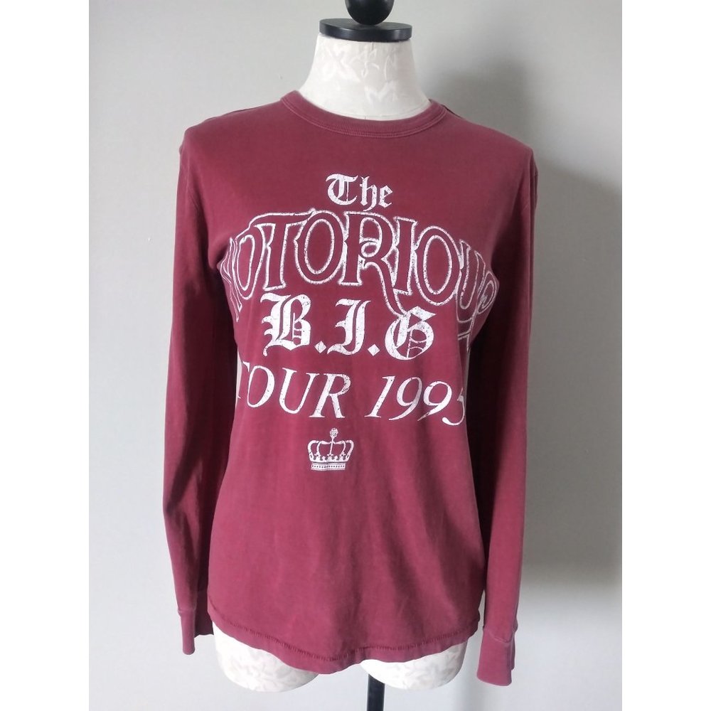The Notorious B.I.G Tour 1995 Long Sleeve Shirt XS